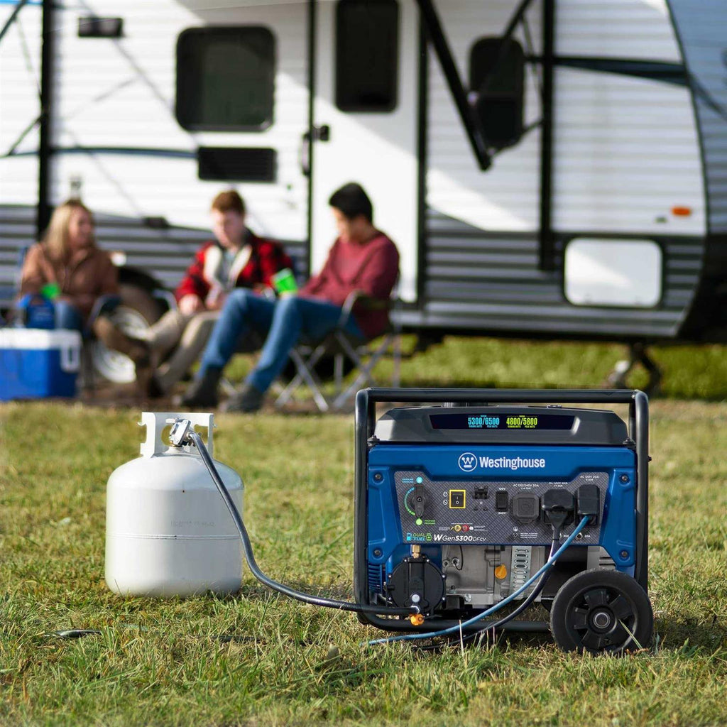 6500 Watt Dual Fuel Portable Generator with CO Sensor D1713