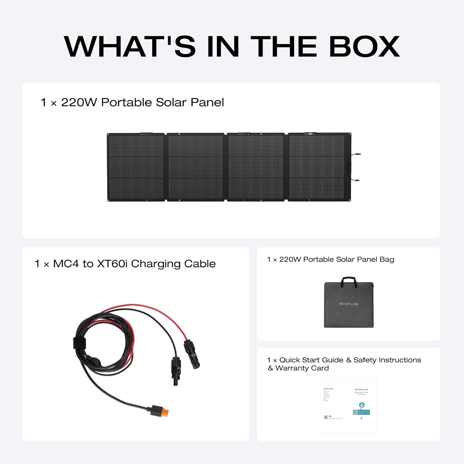 220 Watt Portable Solar Panel Q5462