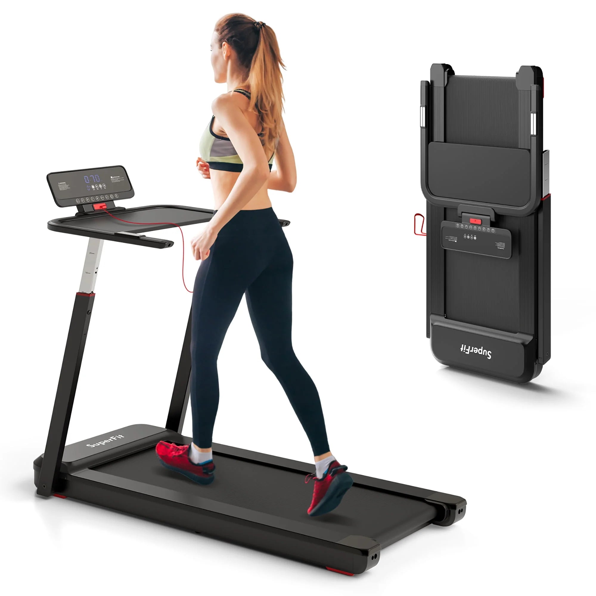 Black Folding Treadmill M57884