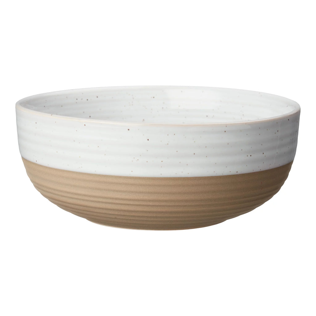 White Round Stoneware 16-Piece Dinnerware Set X19917