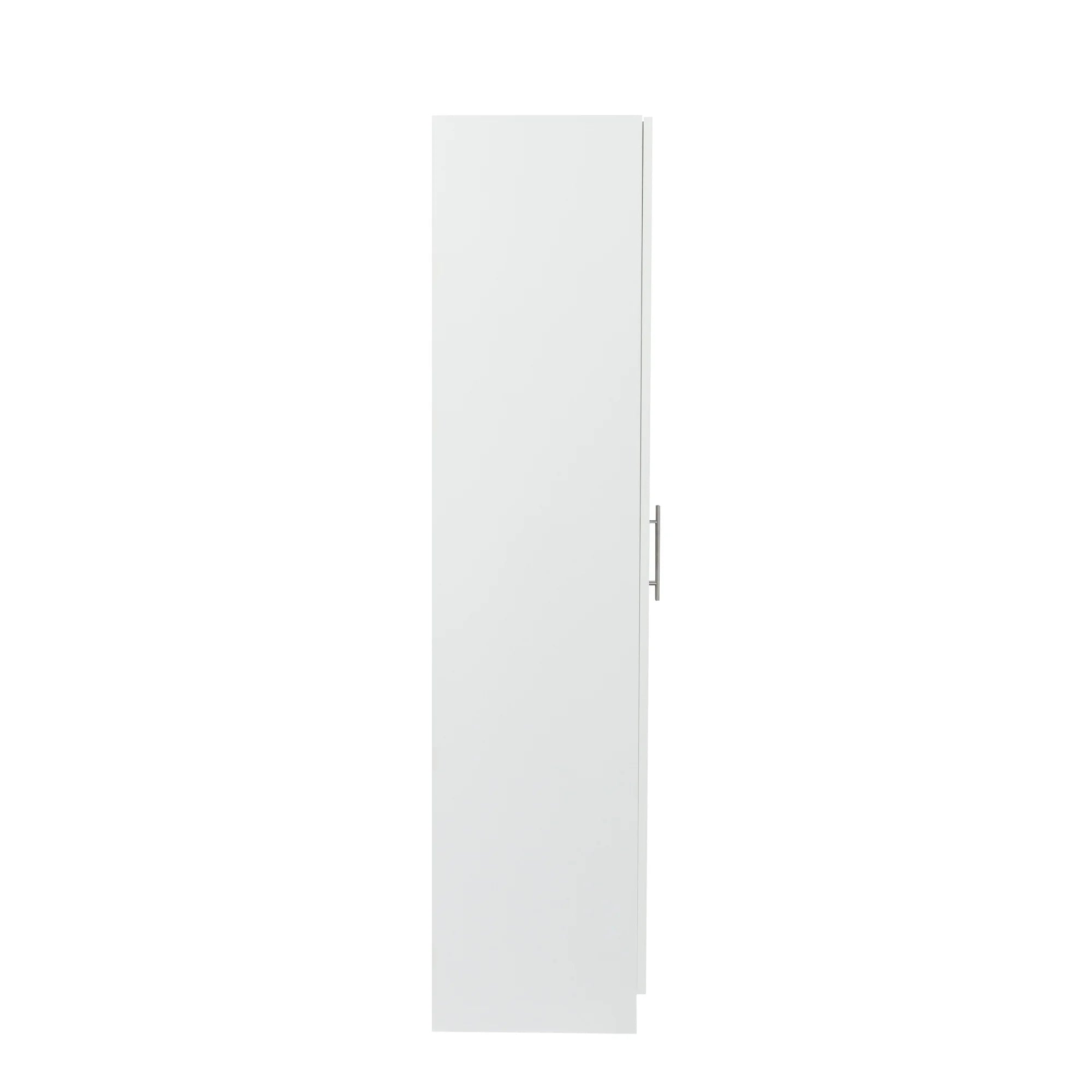 White 2 Door 3 Partition Wardrobe Cabinet Q715