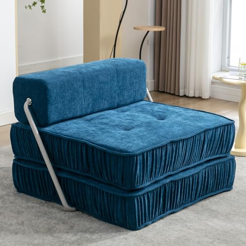 Gray Folding Sofa Bed with Removable Back Cushion I1940