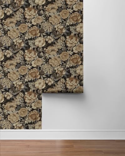 Neutral Wrought Iron Peel and Stick Wallpaper M562