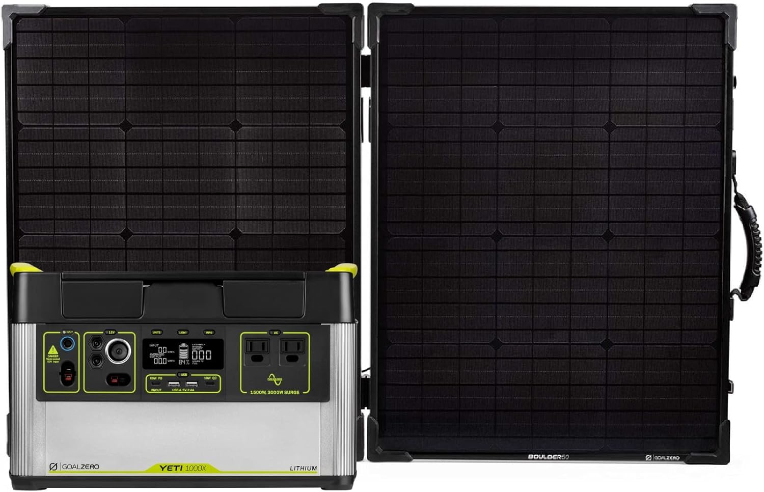 Yeti 1000X Solar Kit with Boulder 100 Briefcase K3044