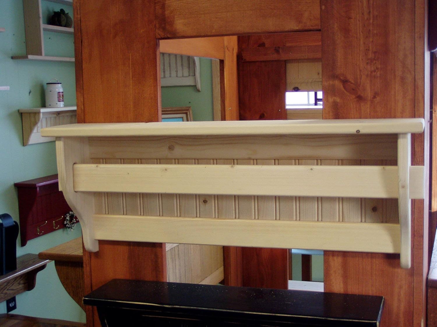 Unfinished Wood Quilt Rack F736862