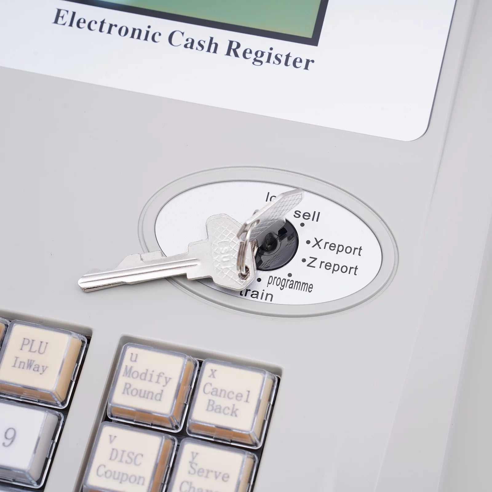 48 Keys Electronic Cash Register with Thermal Printer LED Display H76384