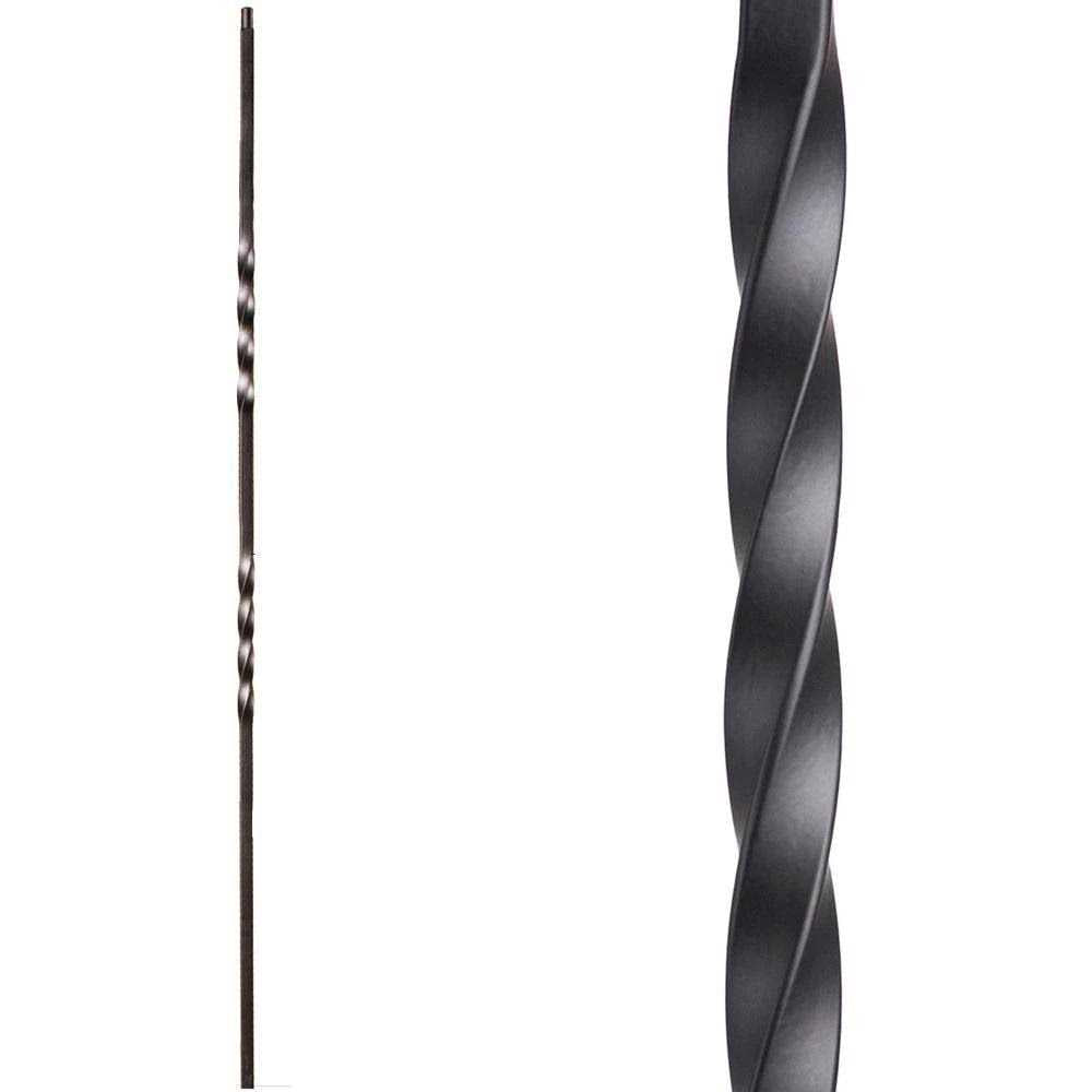 44 in. x 0.5 Double Twist Wrought Iron Baluster L700815