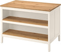 Off-White Oak Kitchen Island Y118