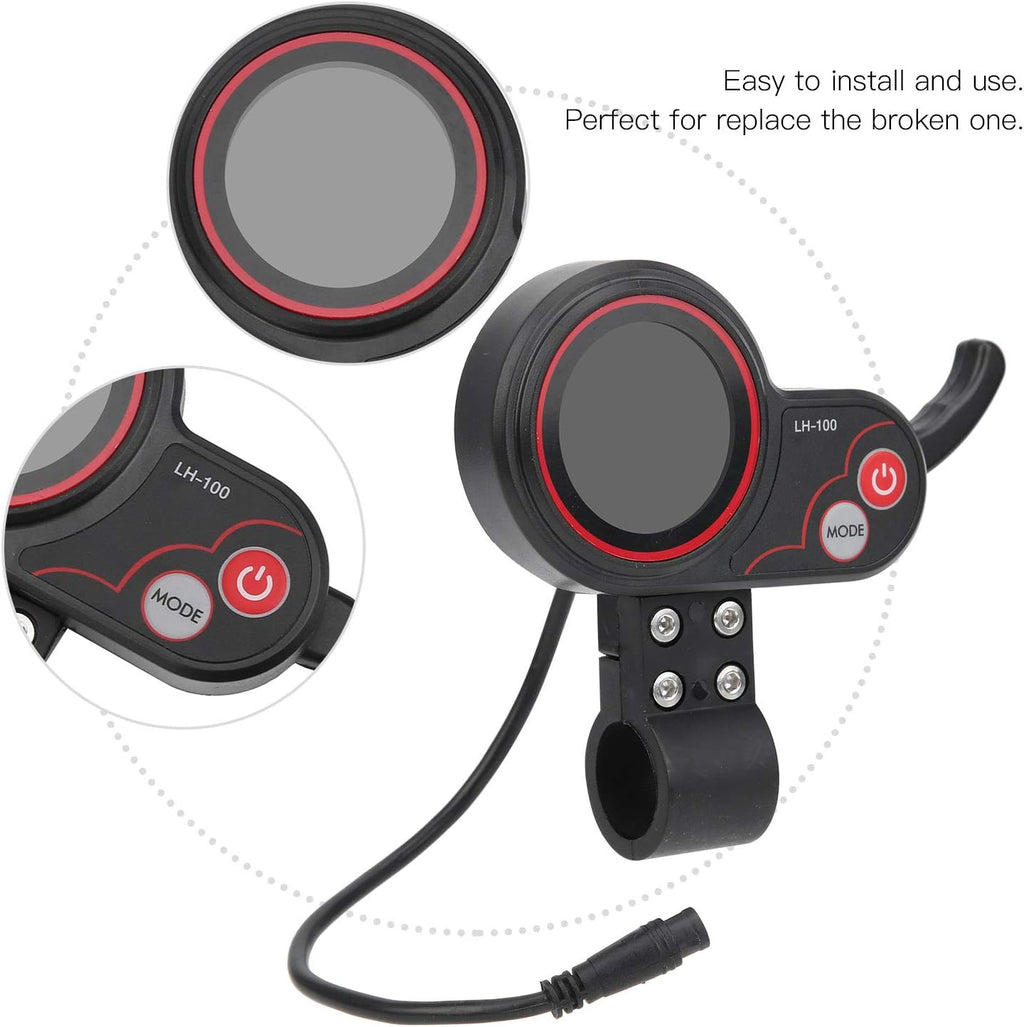 24V 36V LCD Display Thumb Throttle Speedometer for Electric Scooter W940
