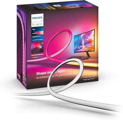 Black Gradient PC LED Lightstrip for 24'' to 27'' Monitors O2247