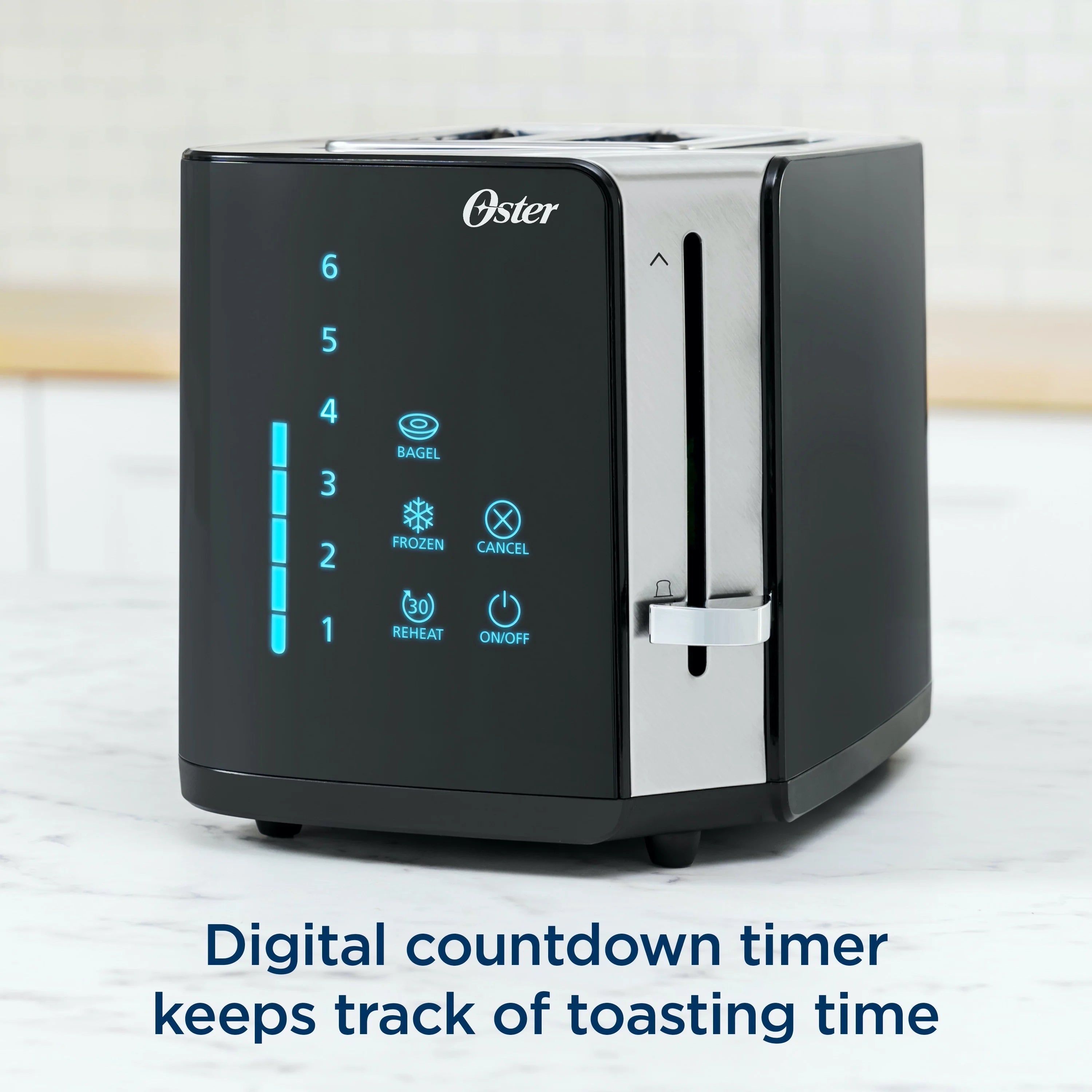 2-Slice Touchscreen Toaster, Stainless Steel S3046