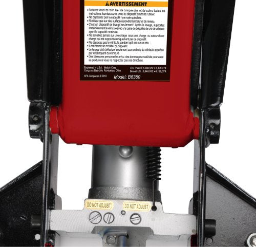 Black/Red 3.5 Ton Service Jack A991