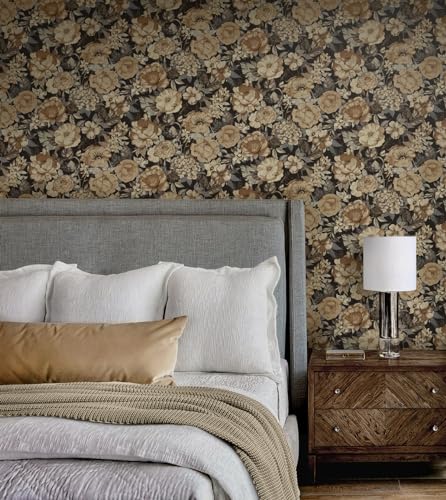 Neutral Wrought Iron Peel and Stick Wallpaper M562