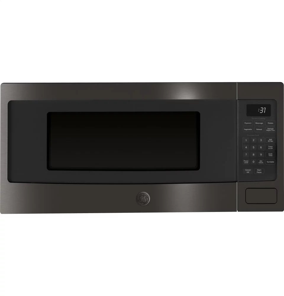 24 Inch 1.1 cu. ft. Capacity Countertop Microwave Black Stainless Steel P301086