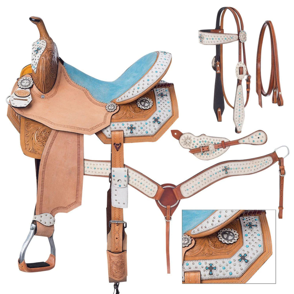 Silver Royal Desert Hope Barrel Saddle Package Z306