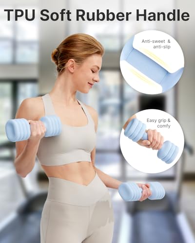 Adjustable Dumbbell Set of 2, 2-5 lbs Each I80216