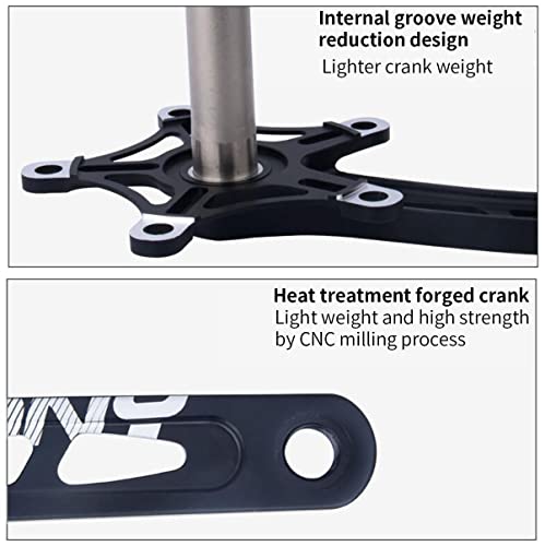 170mm 130 BCD Hollow Integrated Crankset with BB Single Chainring O55284