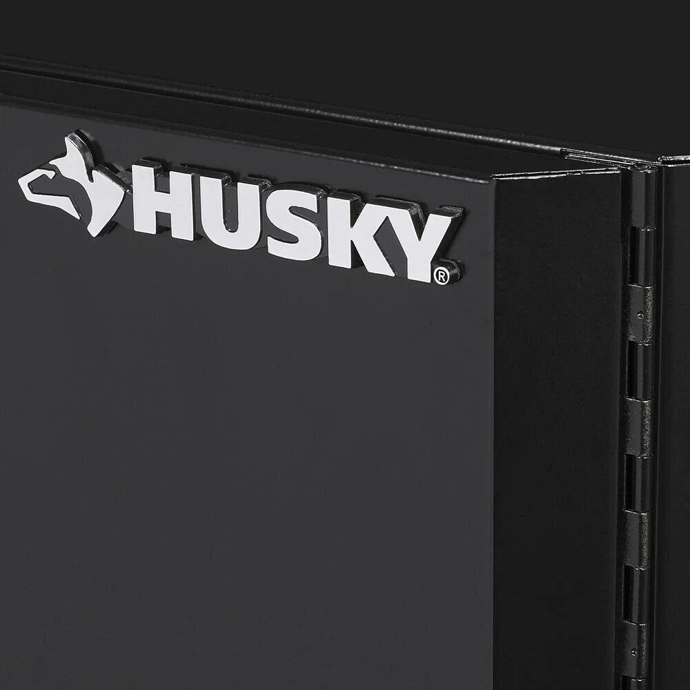 72 in. H x 36 in. W Adjustable Shelves Steel Black Garage Floor Cabinet L687696