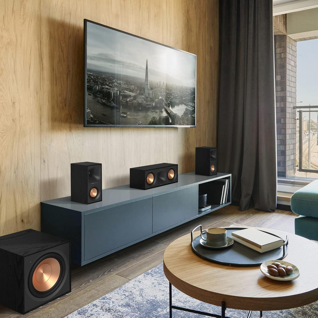 Black Bookshelf Speakers with 4” Woofers R2123