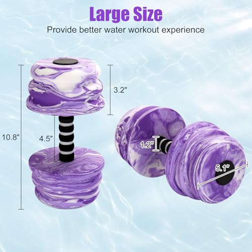 2PCS Foam Aquatic Exercise Dumbbells P5297