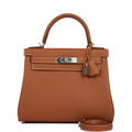 Gold Evercolor Palladium Hardware Kelly Retourne 28 Bag O5186