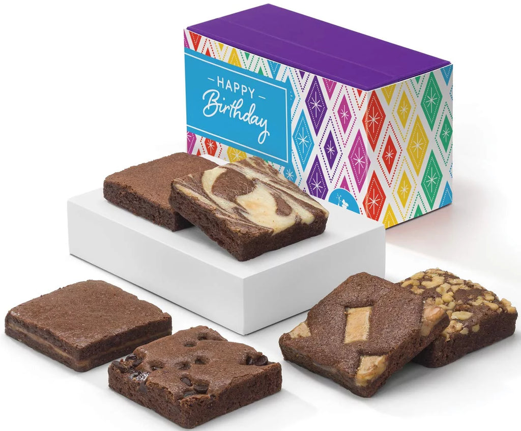 6 Pieces Individually Wrapped Gourmet Chocolate Brownies P3783