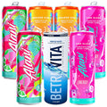 Pink Slush, Cherry Twist, and Orange Kiss Energy Drink Variety Pack of 6, 12 Fl oz Cans R66305