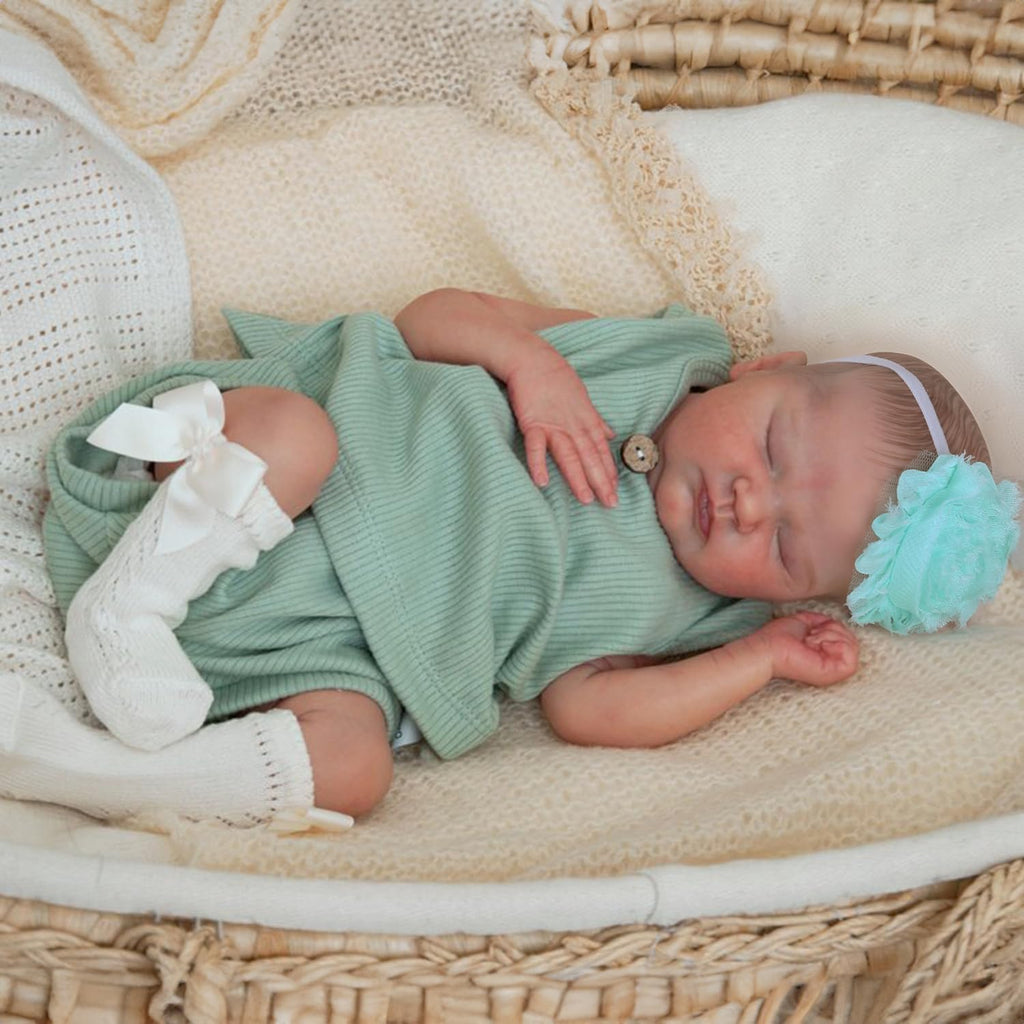 18-Inch Soft Weighted Cloth Baby Doll P7245