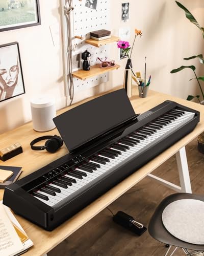 Black 88 Key Weighted Digital Piano C37163