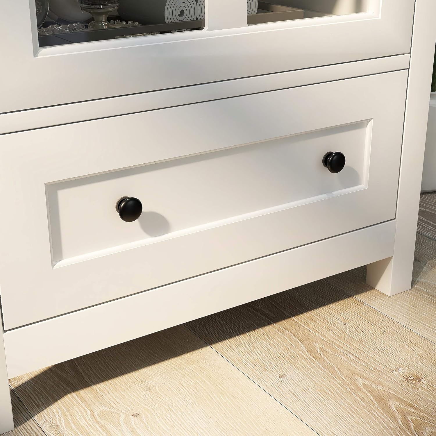 White Wooden Kitchen Storage Sideboard with Drawer F8812