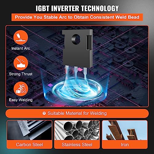 3 in 1 270 Amp MIG Lift TIG Arc Welder with IGBT DC Inverter T14579