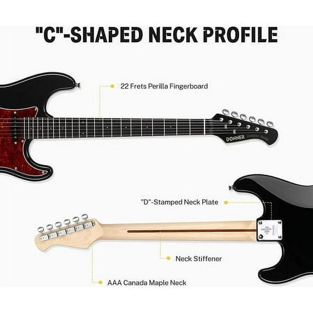 39 Inch Solid Body Electric Guitar with Single Coil Split System Q3557