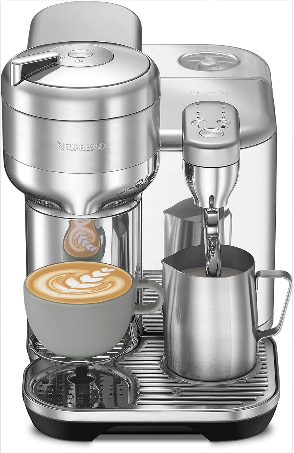 Brushed Stainless Steel Coffee and Espresso Maker W3401