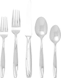 45-Piece Stainless Steel Cutlery Flatware Set, Silver O788622