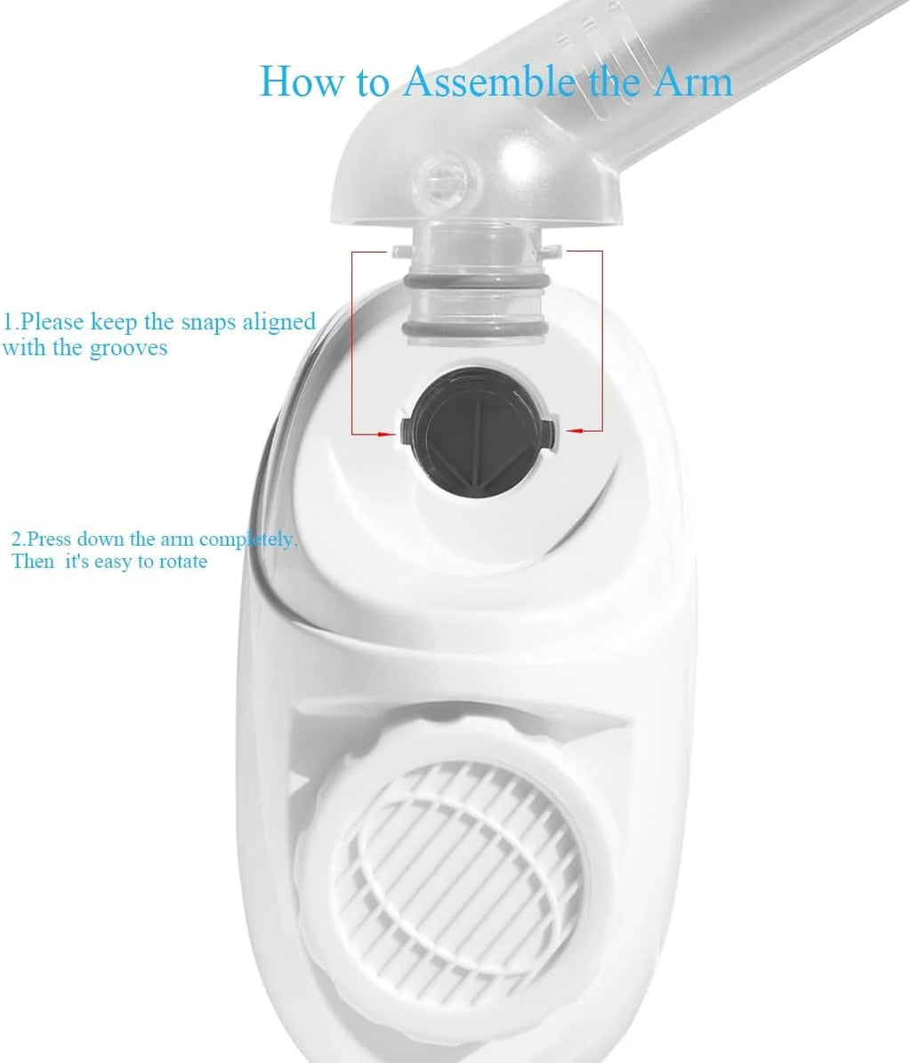 Warm Mist Facial Steamer with Adjustable Nozzle J51102