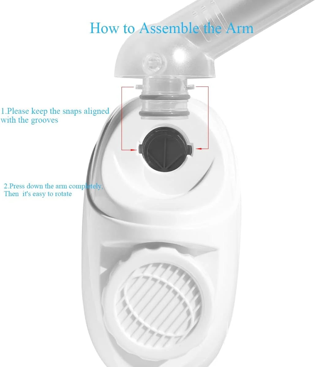 Warm Mist Facial Steamer with Adjustable Nozzle J51102