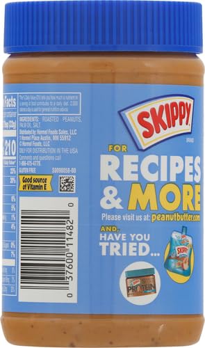 Chunky Peanut Butter Spread No Sugar Added, 16 Ounce (Pack of 12) I325