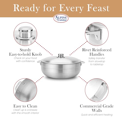 11-Quart Aluminum Stock Pot H6162