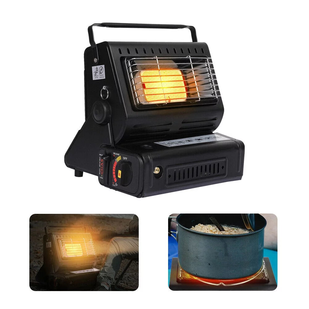 Black Portable Butane Heater S50428