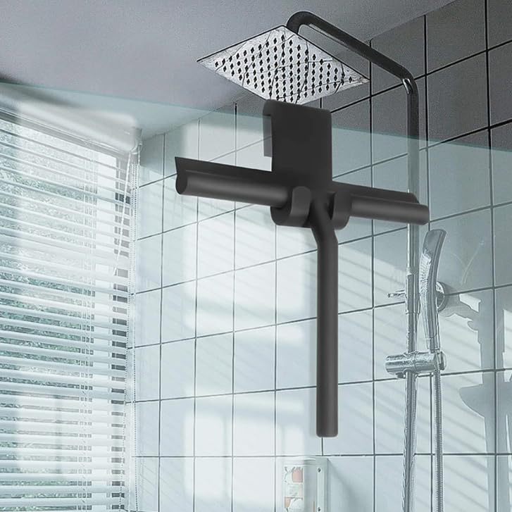 Glass Wiper Scraper Shower Squeegee with Silicone Holder Y426600