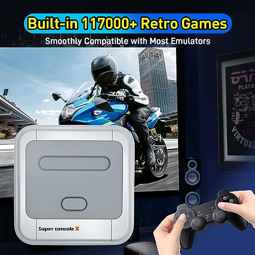 Retro Video Game Console with 2 Gamepads (128GB) I16291