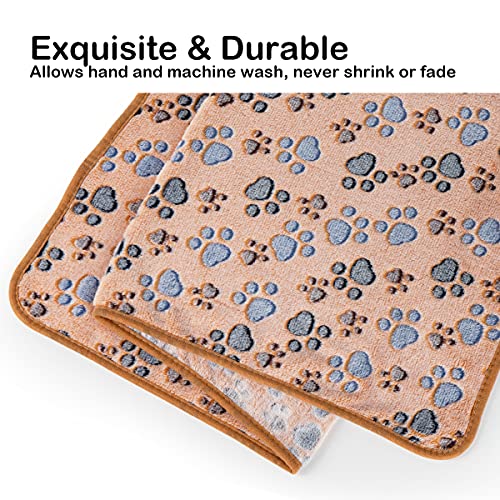1 Pack 3 Soft Fluffy Fleece Pet Blanket D49191