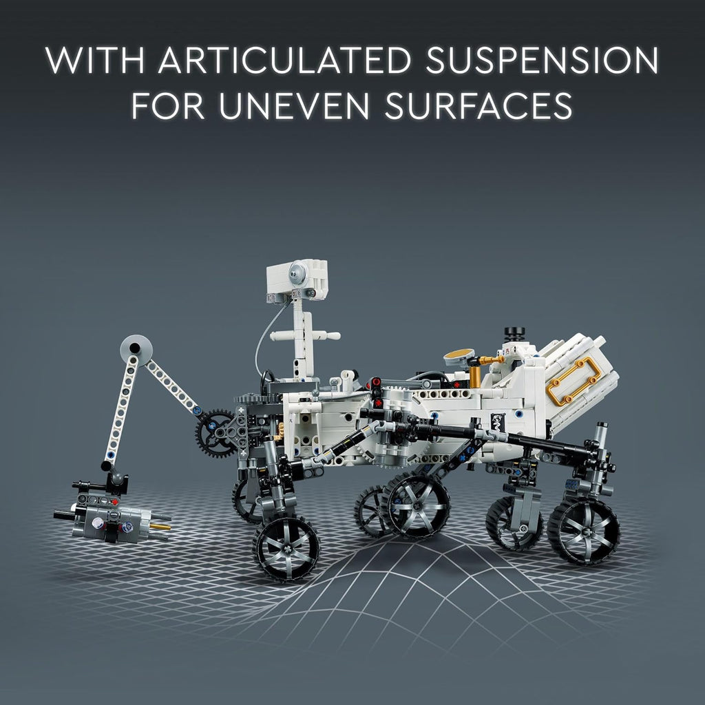 LEGO Technic Mars Rover Perseverance Building Kit with Replica Ingenuity Helicopter M29487