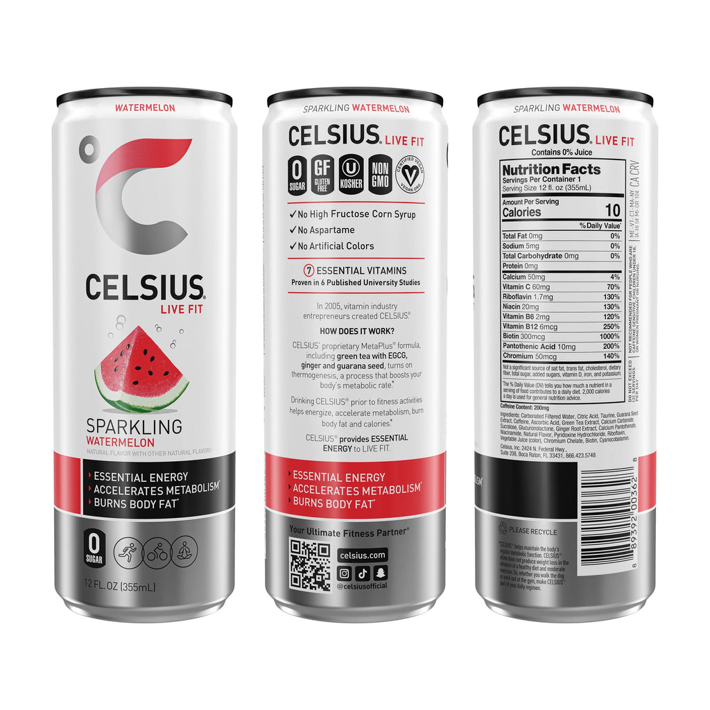 Sparkling Variety Pack Energy Drink 12 fl oz (Pack of 12) H415541