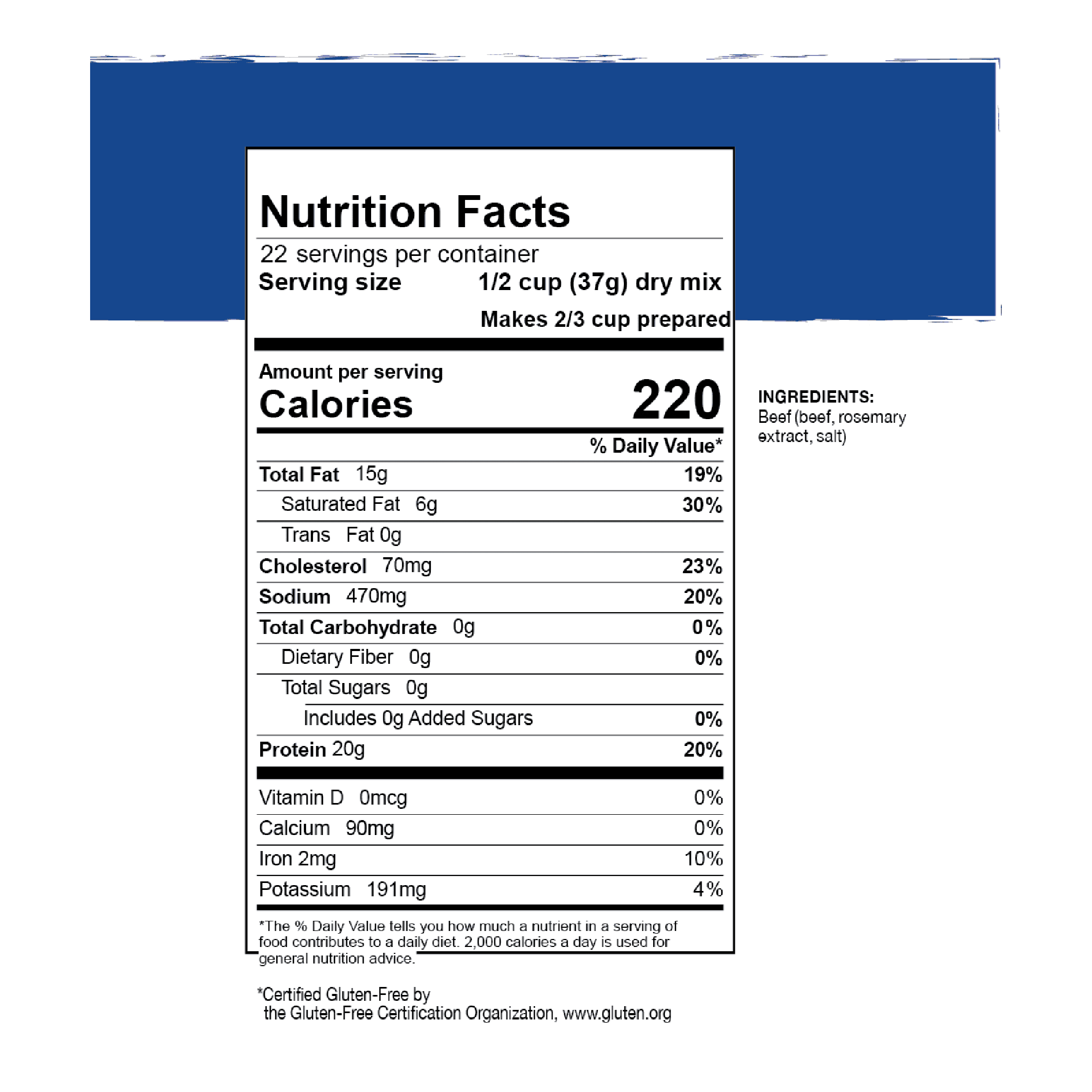 Ground Beef #10 Can Q3176