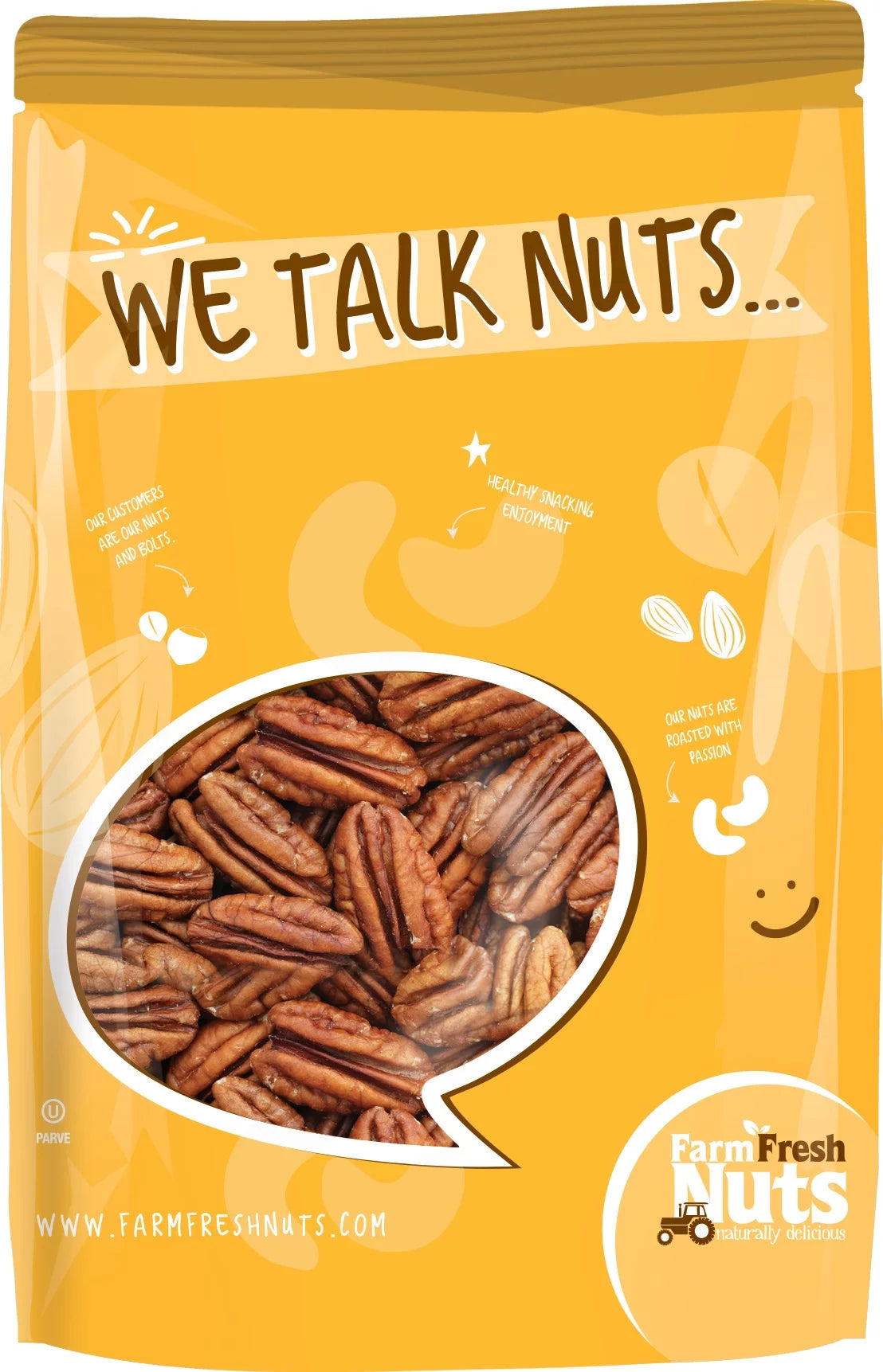 Dry Roasted Salted Pecans U1548