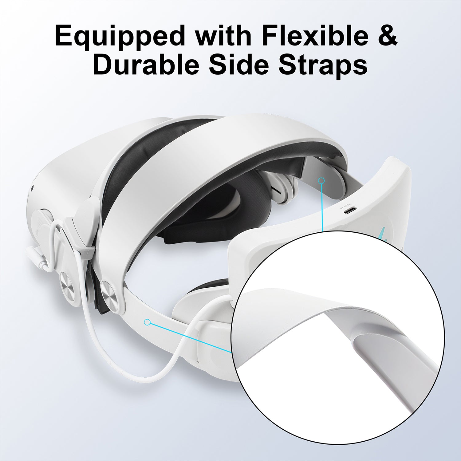Battery Pack Head Strap Compatible with Quest 2 O230