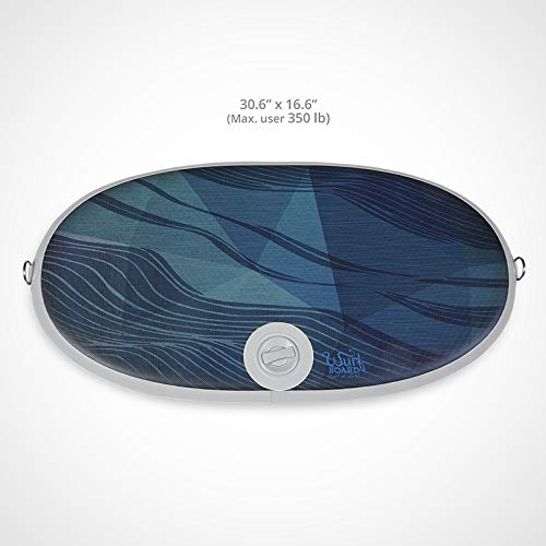39” Fitness Trampoline with Anti-Fatigue Standing Desk Board X9218