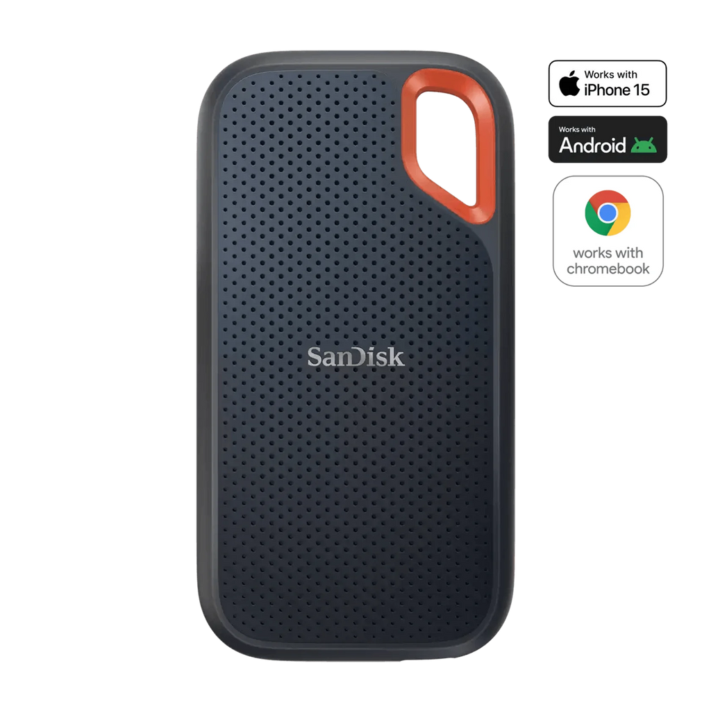 1TB External Solid State Drive Black with USB-C O802