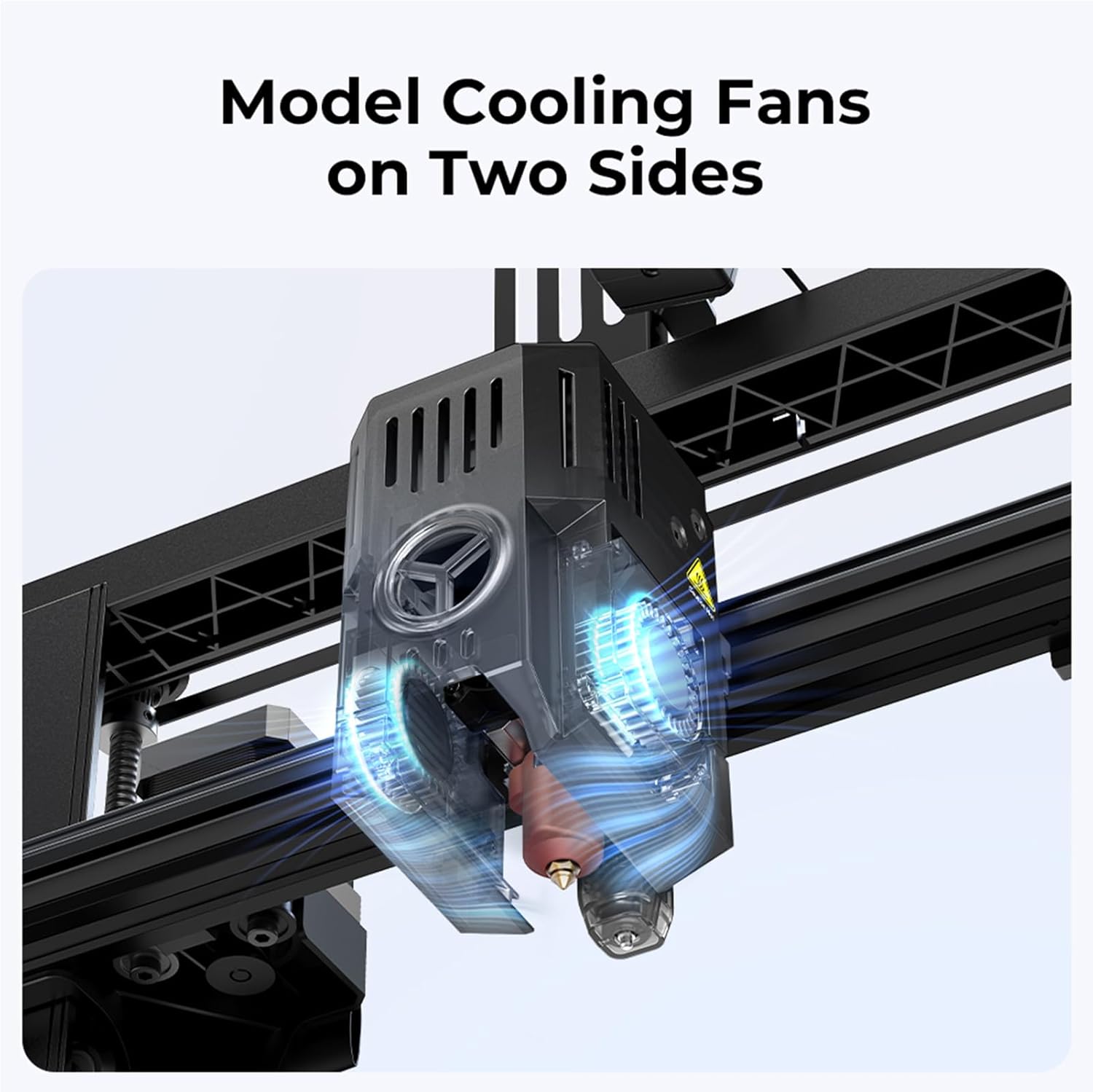 3D Printer Bundle with Filament Dry Box, 500mm/s High Speed Printing, Auto Calibration, 300℃ 60W Hotend, 220x220x240mm V3306